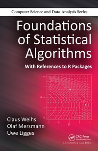 Enlarge image Cover: Foundations of Statistical Algorithms - Chapman and Hall