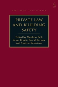 Enlarge image Cover: Private Law and Building Safety - Hart Publishing