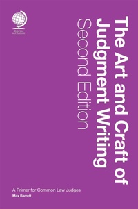 Enlarge image Cover: The Art and Craft of Judgment Writing - Globe Law and Business Ltd