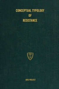 Enlarge image Cover: Conceptual Typology of Resistance - Conflict Research Group