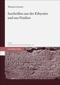 Cover: Inschriften aus der Kibyratis und aus Pisidien - Franz Steiner Verlag