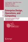 Cover: Enterprise Design, Operations, and Computing - Springer