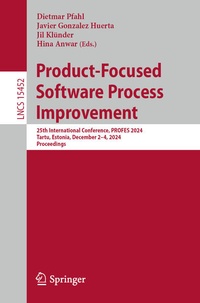 Enlarge image Cover: Product-Focused Software Process Improvement - Springer