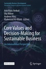 Cover: Core Values and Decision-Making for Sustainable Business - Springer