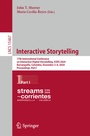 Cover: Interactive Storytelling - Springer