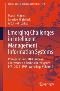 Enlarge image Cover: Emerging Challenges in Intelligent Management Information Systems - Springer