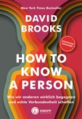 Cover: How to know a person - Kneipp Verlag in Verlagsgruppe Styria GmbH & Co. KG