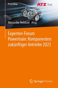 Abbildung von: Experten-Forum Powertrain: Komponenten zukünftiger Antriebe 2023 - Springer Vieweg