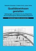 Cover: Qualit&auml;tswirksam gestalten - Institut f. Hochschulforschung Wittenberg