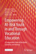 Cover: Empowering At-Risk Youth in and Through Vocational Education - Springer Nature Switzerland AG