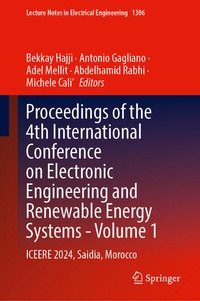 Enlarge image Cover: Proceedings of the 4th International Conference on Electronic Engineering and Renewable Energy Systems-Volume 1 - Springer Nature Switzerland AG