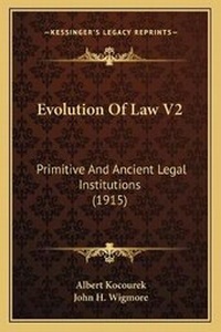 Enlarge image Cover: Evolution Of Law V2 - Kessinger Publishing