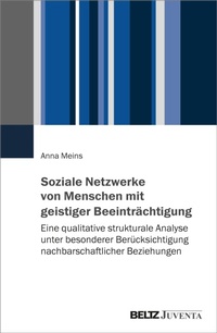 Abbildung von: Soziale Netzwerke von Menschen mit geistiger Beeinträchtigung - Julius Beltz