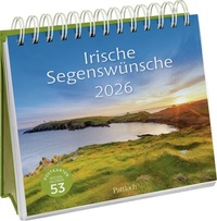 Abbildung von: Postkartenkalender 2026: Irische Segenswünsche - Pattloch Geschenkbuch