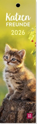 Abbildung von: Lesezeichenkalender 2026: Katzenfreunde - Groh