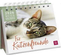 Abbildung von: Mini-Wochenkalender 2026: Für Katzenfreunde - Groh