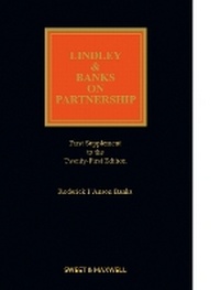 Abbildung von: Lindley & Banks on Partnership 1st Supplement - Sweet & Maxwell
