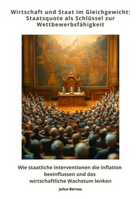 Abbildung von: Wirtschaft und Staat im Gleichgewicht: Staatsquote als Schlüssel zur Wettbewerbsfähigkeit - tredition