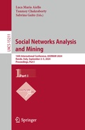 Cover: Social Networks Analysis and Mining - Springer