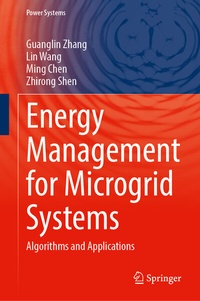 Enlarge image Cover: Energy Management for Microgrid Systems - Springer
