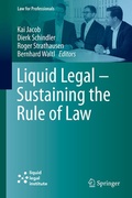 Cover: Liquid Legal - Sustaining the Rule of Law - Springer