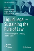 Cover: Liquid Legal - Sustaining the Rule of Law - Springer
