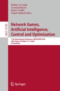 Bild: Network Games, Artificial Intelligence, Control and Optimization - Springer