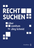 Cover: RECHT SUCHEN - Schulthess Juristische Medien