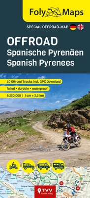 Abbildung von: FolyMaps OFFROAD Spanische Pyrenäen 1:250 000 - TVV Touristik-Verlag GmbH