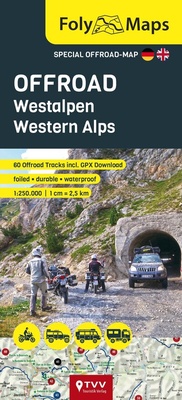 Abbildung von: FolyMaps OFFROAD Westalpen 1:250 000 - TVV Touristik-Verlag GmbH