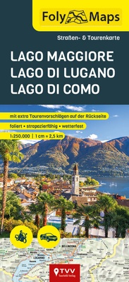 Abbildung von: FolyMaps Lago Maggiore | Lago di Lugano | Lago di Como - TVV Touristik-Verlag GmbH