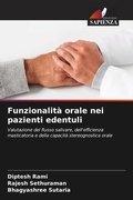 Cover: Funzionalita orale nei pazienti edentuli - Edizioni Sapienza