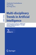 Cover: Multi-disciplinary Trends in Artificial Intelligence - Springer Nature Switzerland AG