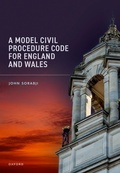 Abbildung von: A Model Civil Procedure Code for England and Wales - OUP eBook