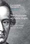 Cover: The Postulate of Public Right - Cambridge University Press
