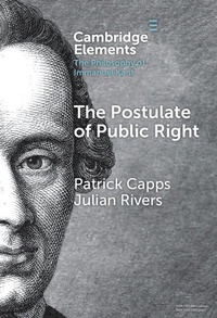 Enlarge image Cover: The Postulate of Public Right - Cambridge University Press