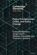 Cover: Policy Entrepreneurs, Crises, and Policy Change - Cambridge University Press