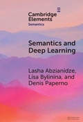 Cover: Semantics and Deep Learning - Cambridge University Press