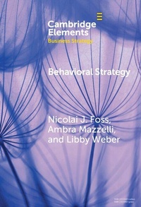 Enlarge image Cover: Behavioral Strategy - Cambridge University Press