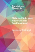 Cover: State and Sub-State Nationalism in Southeast Asia - Cambridge University Press