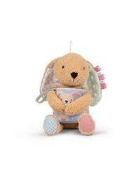 Enlarge image Cover: Sensory Snuggables Medium Plush Rabbit with Cloth Book - Make Believe Ideas