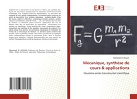 Abbildung von: Mecanique, synthese de cours & applications - Editions Universitaires Europeennes