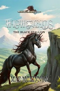Cover: High Fyelds: The Black Stallion - Dragonquill Publishing