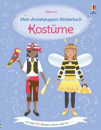 Abbildung von: Mein Anziehpuppen-Stickerbuch: Kostüme - Usborne