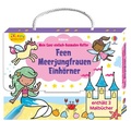 Cover: Kleine Kreativ-Werkstatt - Mein Ganz-einfach-Ausmalen-Koffer: Feen, Meerjungfrauen, Einh&ouml;rner - Usborne