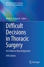 Cover: Difficult Decisions in Thoracic Surgery - Springer