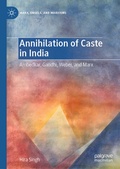 Cover: Annihilation of Caste in India - Palgrave Macmillan