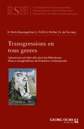 Cover: Transgressions en tous genres - Georg Olms Verlag