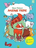 Cover: Wimmel-Malbuch Meine Tiere - Schwager & Steinlein