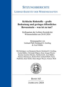 Abbildung von: Kritische Rohstoffe - große Bedeutung und geringes öffentliches Bewusstsein - was ist zu tun? - - trafo Wissenschaftsverlag